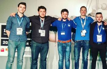 Harmadik helyen végzett az ELTE IK duális gépészmérnök hallgatóinak csapata a budapesti Techtogether GTE Ipar napjai versenyen