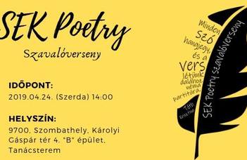 SEK Poetry szavalóverseny
