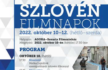 Szlovén Filmnapok 2022